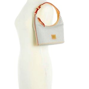 Dooney&Bourke stripped bucket bag